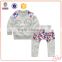 Unisex Infants 100% organic cotton baby romper long sleeve printed newborn baby clothes