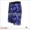 BLUE CAMO HIGH QUALITY FIGHT SHORTS FOR MEN MICROFIBER FABRIC