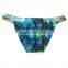 2017 new design full printing braided trim sexy swimwear woman bikini