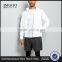100% Polyester All Over Print Reflective Trim White Hooded Sports Jacket Mens With Mesh Lining Inside Simple Long Sleeves