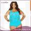 2016 Colorful plus Size Swimsuit Women high cut pretty one piece swimsuit