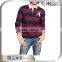 Wholesale Cotton Jersey Shirt With Collar Striped Henley Shirt for Men