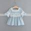S33520W Sweet girls New Lace Flower Fancy Summer Pink Blouse