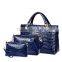 DY0067Z Europea Fashion Snakeskin Ladies pu Bag Set 3pcs Bag Set