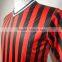 Striped T-shirt Sports Wear O-neck 100% Polyester