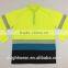 Manufacturer man long sleeve safety 3M5510 segmented reflective tape security polo shirt