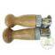 Famous Dater brass post seal/Famous Wooden handle post seal