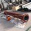 Lined plastic ore concentrate conveying pipe