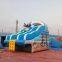 Custom PVC Materials Commercial Penguin Theme Inflatable Water Slide For Kids Events