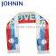 Satin polyester custom advertising fans scarf