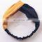 2017 New Arrival Fashion Korea Two Color Fabric Cross Turban Headband