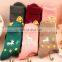 Winter Christmas Deer Wool Socks With Thick Warm Female Socks