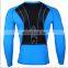 Custom sportswear men long sleeve compression running shirt