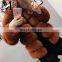 2017 New Latest Girls Fox Fur Coat With Trim / Ladies Long Coat Design