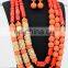 New design African fashion jewelry sets Dubai Wholesale Coral Jewelry Set both for men and women