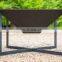Outdoor barbecue garden patio height adjustable fire pit