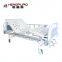 cheap patient adjustable 2 cranks metal medical hospital bed for the elderly