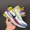 Nike Air Max 270 React nike shoes with springs For women/Men in white/purple