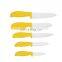 FDA standard black handle good quality 3pcs ceramic knife set