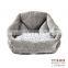 Wholesale Customized luxury faux suede fabric and pv fleece cat cave bed