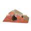 Pet toy multiple combination corrugated paper triangle scratching board toy for cat with bells