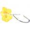 Yellow Flower Shower Curtain hooks for bathroom