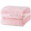 100% Polyester Sherpa Solid Color Baby Flannel Blanket 250Gsm Throw Blanket