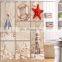 i@home beach shells starfish new digital printing polyester shower curtain