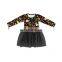 Girl Halloween Pumpkin Tutu Dress Kids Party Wear Dress Frock Design For Baby Girl