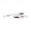 HQP-SP008 HongQiang Transparent glass cigarette holder with colored diamond glass filter cartridge filter
