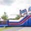 Inflatable Brandweer World Slide Bouncer Big Fire Truck Castle Playground For Sale