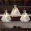 European Minimalist Style Bottle Shape Glass Pendant lamps lamparas de lujo para sala y comedor