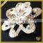 AB Color Crystal Flower Brooch Rhinestone Brooches Pin FB029