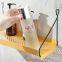Wall-Mounted Storage Rack Free Punching Kitchen Rack Shelf Cosmetic Storage Rack