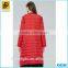 New design red long down jacket from Dongdu clothing factory