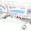 Wego best price ICU ward room 5 function electric hospital bed with CPR for hospital room