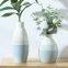 Morandi Color Unique Creative Ins Retro Style Large Blue Ceramic Vase For Hotel