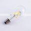 Clear Glass Globe LED Bulb 4W E27 Vintage Dimmable Filament Lamp 220V