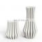 Modern 3D Print Abstract Ceramic Vase Minimalist Decor For Living Room