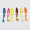 Factory direct sale   fishing 65mm 2g Softs Worms custom soft baits Plastic Baits silicone lure