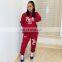 Wholesale Women's New Products Spring and Autumn New Letter Two-piece Set Fashion Casual Hoodie Set