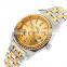 SKMEI New Men fashion Quartz Watch Men Gold 9098