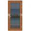 China suppliers aluminum double glazing casement door screen door with mosquito net