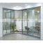 Thermal Break Ultra Narrow Frame Aluminum Balcony Corner Sliding Glass Doors