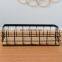 Latest Multi Functional Customized Home Goods Small Rectangular Iron Metal Wire Basket