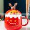 Manufacturer Wholesale Supplier Christmas Luxury Coffee Ceramic Cups Customizable Logo Mug Warmer