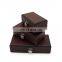 Custom Factory Supply Wooden Jewelry Box With Butterfly Button Wooden Packing Box