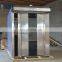 professional bakery use industrial rotary oven for baking french bread