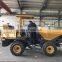 China Mini diesel construction front self loading site dumper 4x4 truck for sale