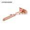 Mens Straight Metal Stainless Steel Double Edge Shaving Safety Razor For Face Navaja De Afeitar